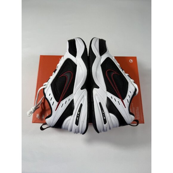 New Nike Air Monarch IV Shoes Mens White Black Red Size 7 Running 415445 101 - Picture 6 of 10
